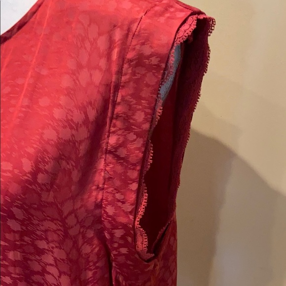 IRO Padded Shoulder Top Sleeveless Satiny Tank - Picture 2 of 7